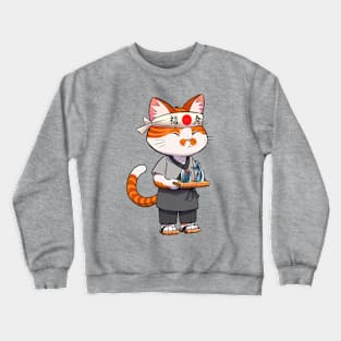 sushi-cat Crewneck Sweatshirt